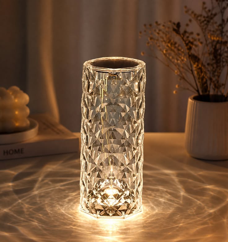 LED Crystal Table Lamp